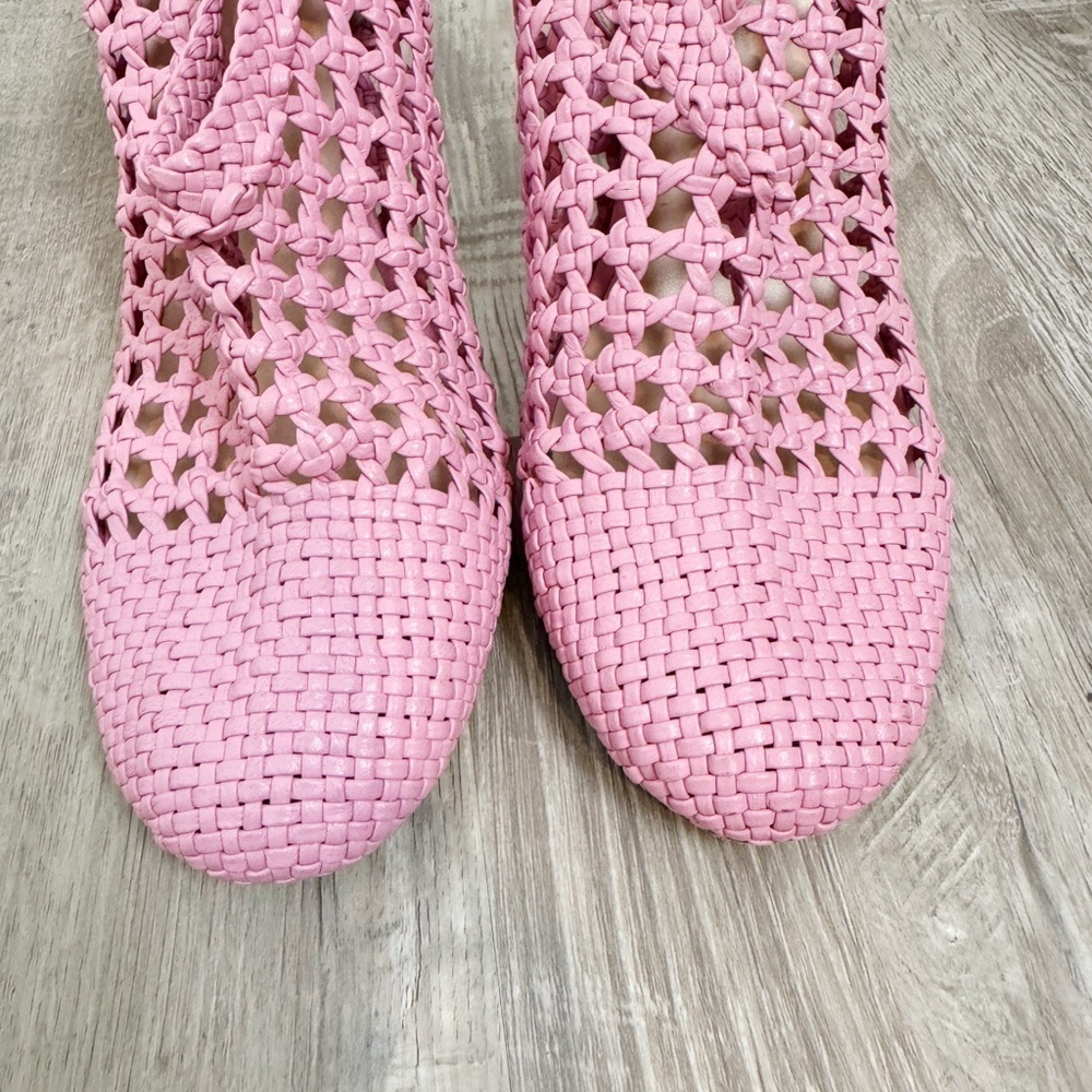 Ulla Johnson Zaria Woven Leather High Heel - Picture 4 of 8